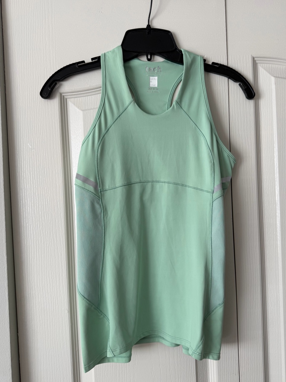 Lucky in Love Mint Green Athletic Tank